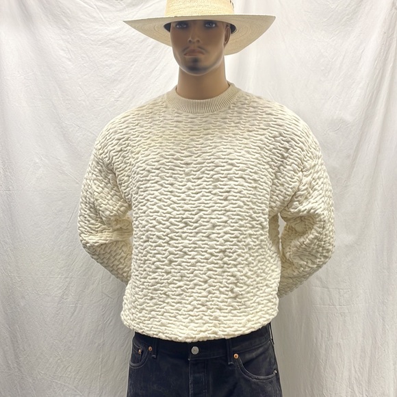 Generra Men's Off White Classic Pulllover Sweater - Picture 7 of 7